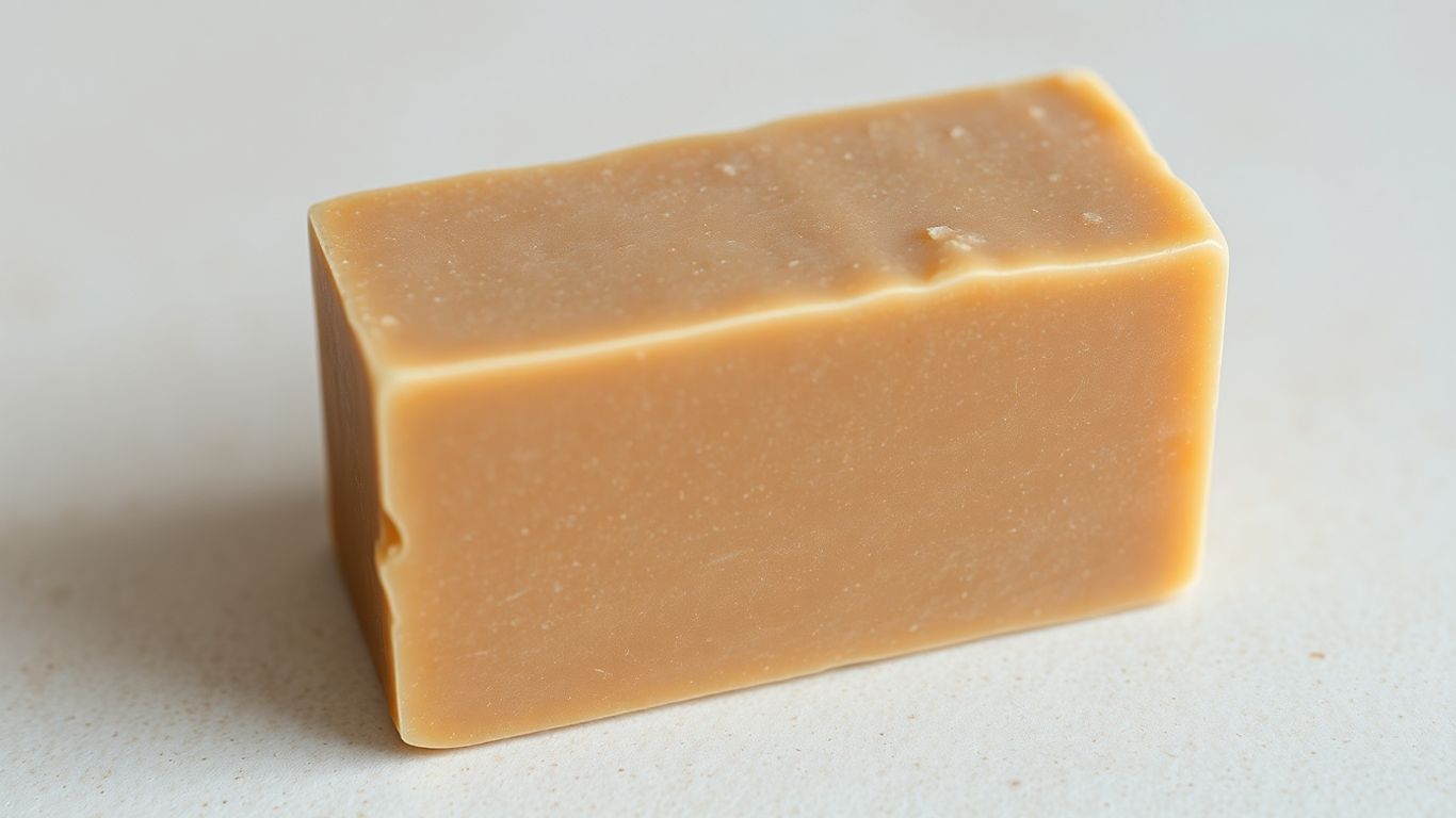Kernseife zum Reinigen von Leder