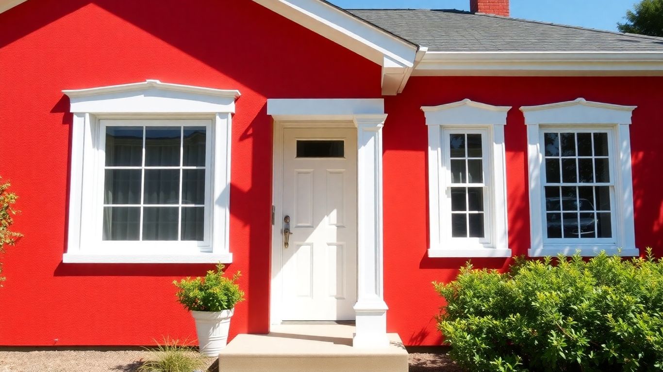 House exterior transformation with fresh paint and new trim.