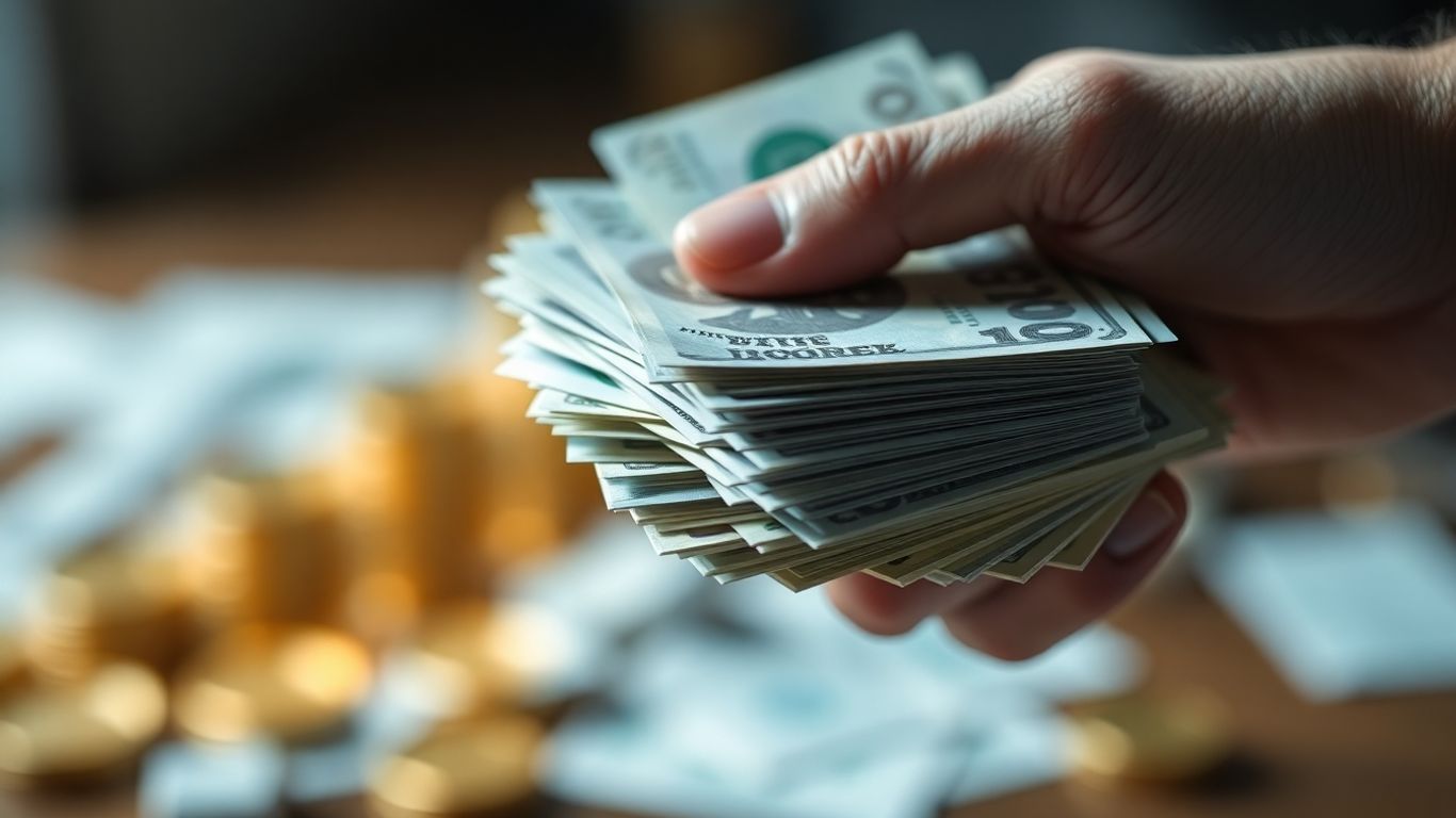 Money growth, financial success, wealth accumulation.