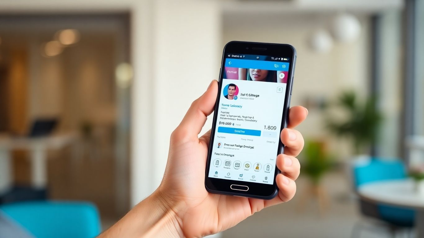 LinkedIn Creator Mode profile engagement on a smartphone.