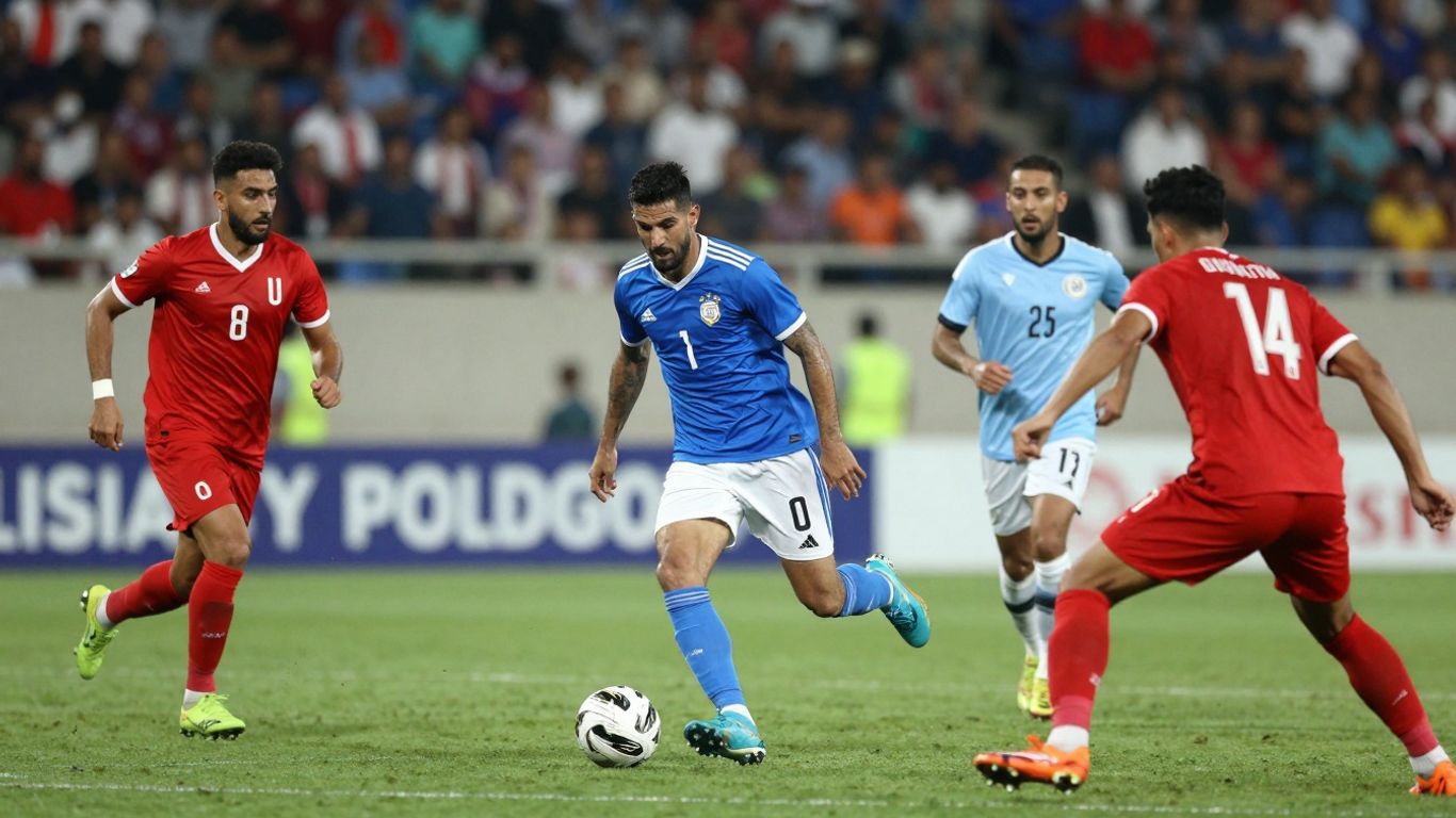 Senegal vs. DR Congo football match action.