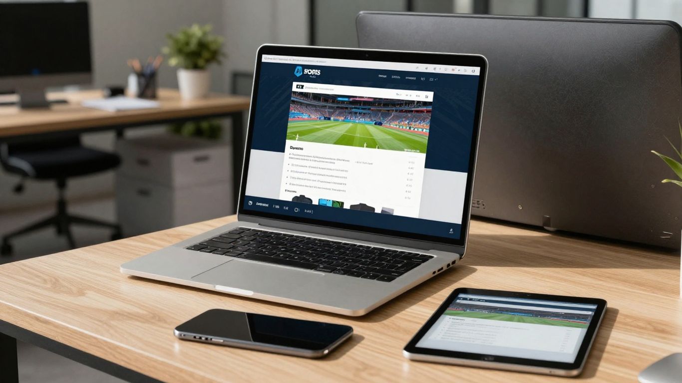 Microsoft Dynamics 365 sports club software interface on a laptop.