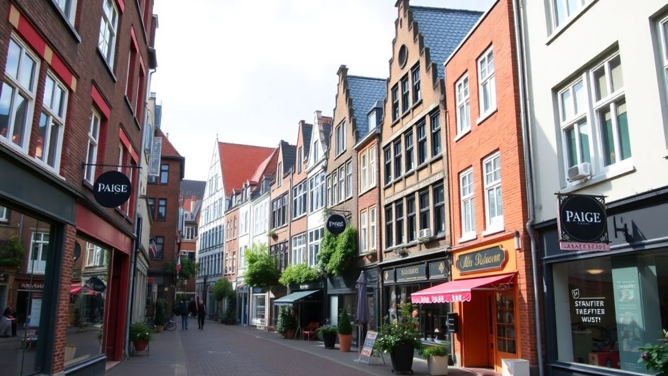 Straßenszene in Düsseldorf Pempelfort