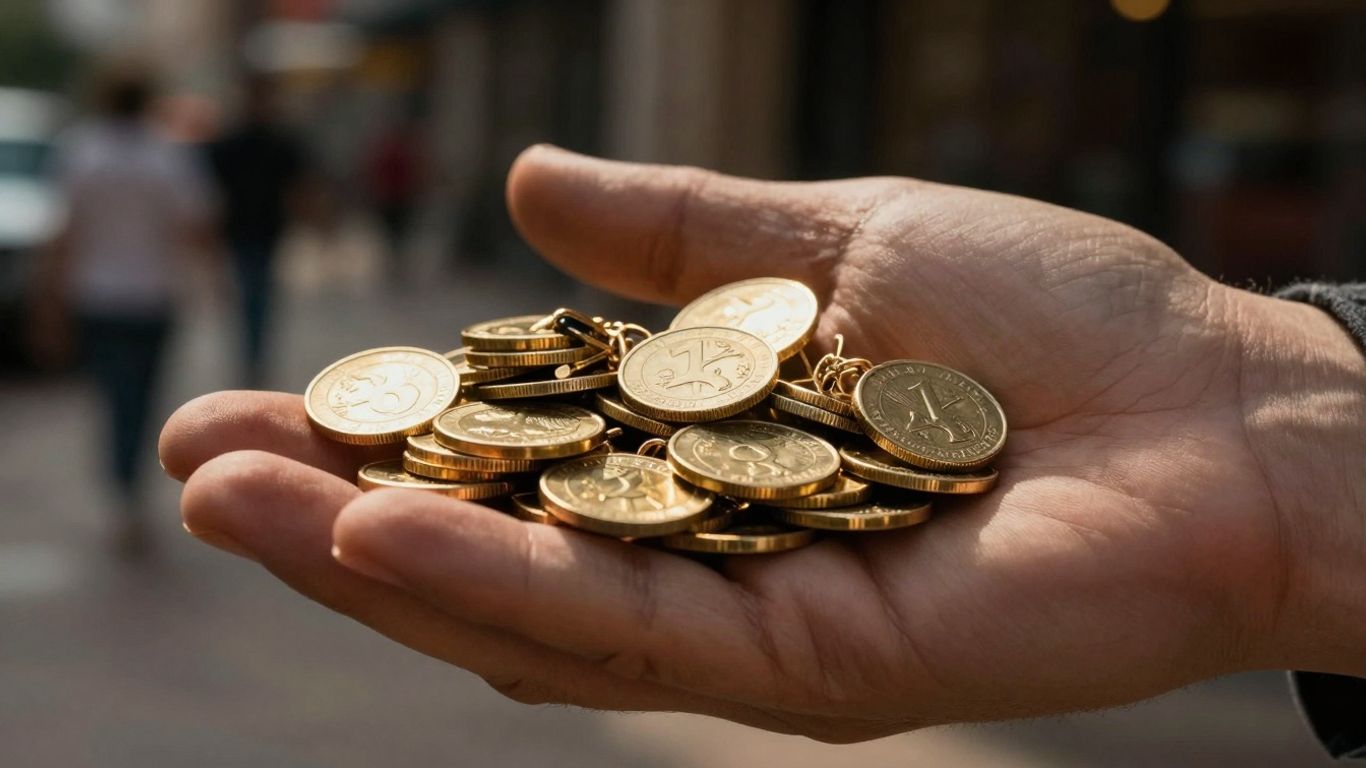 Gold coins and jewelry in Austin, TX.