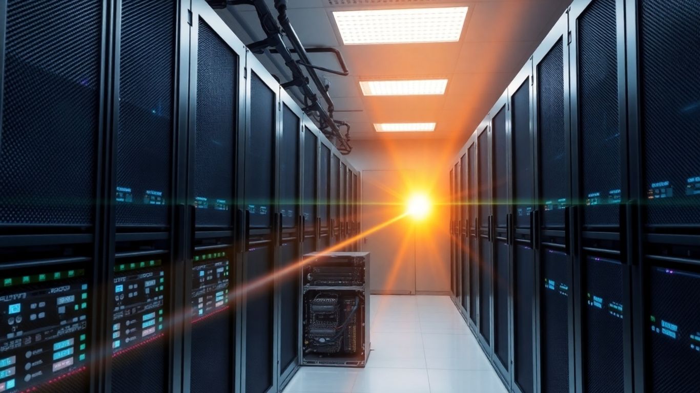 Data center laser scanning server racks precision inspection