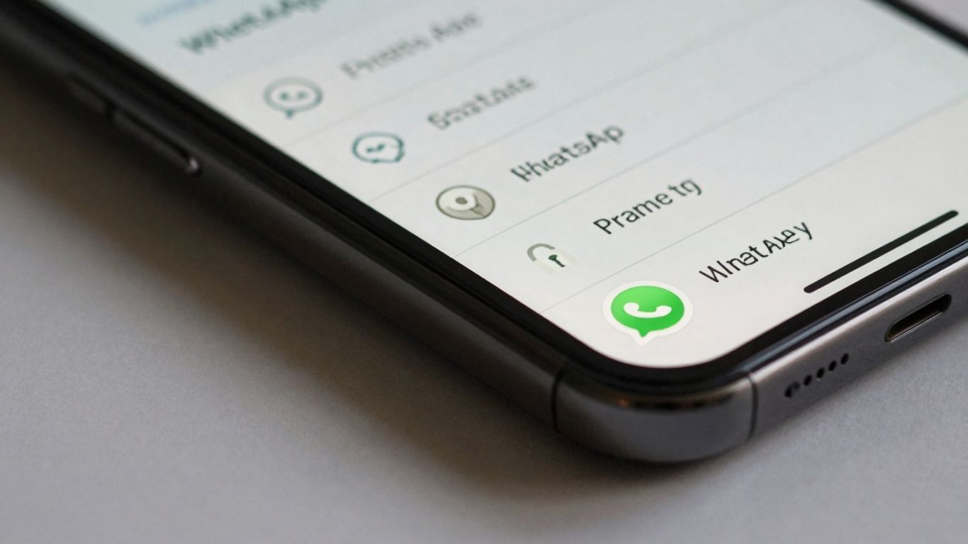 Ícone de cadeado no WhatsApp, segurança e privacidade.