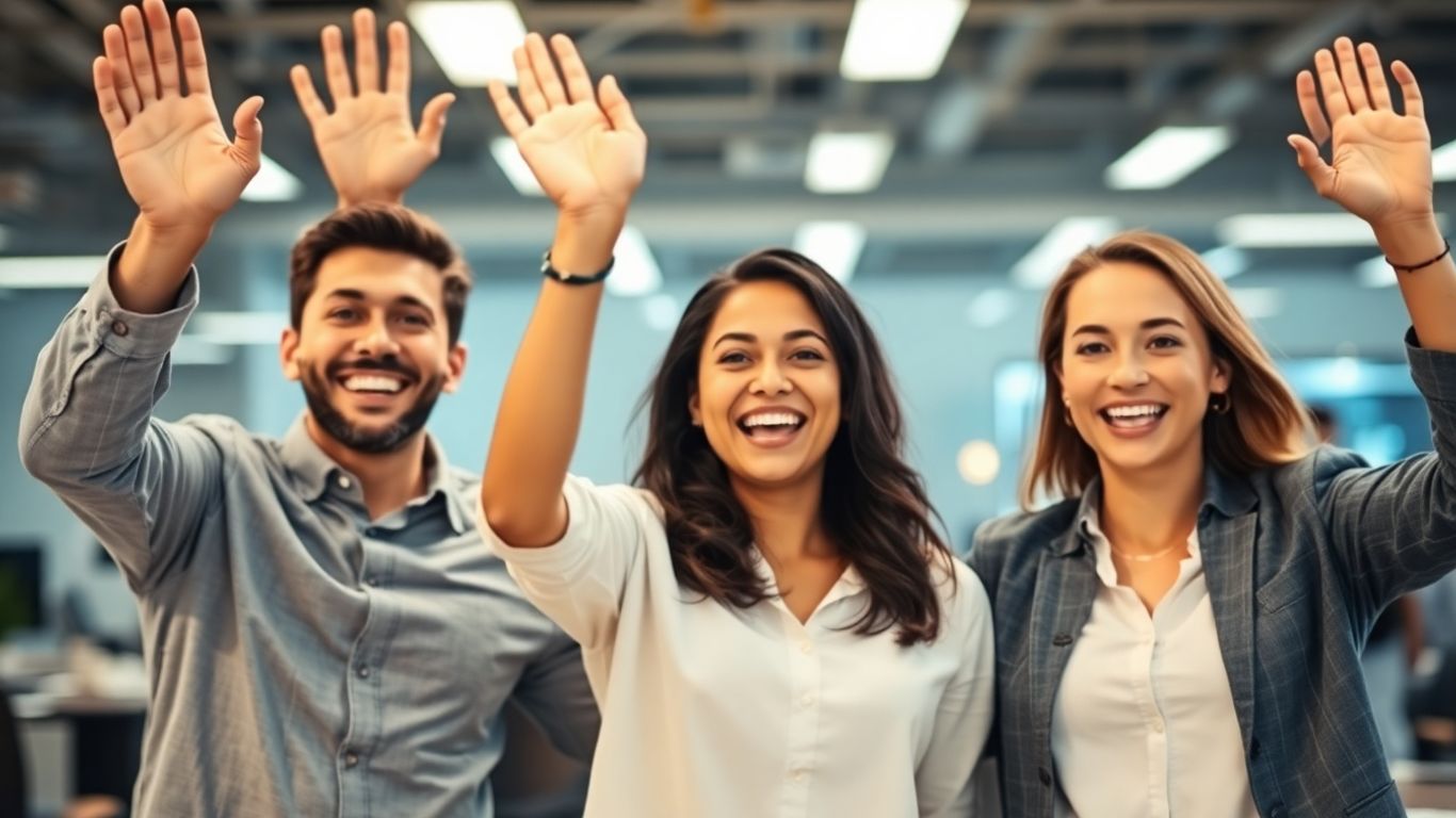Fondatori români sărbătoresc succesul startup-ului lor.