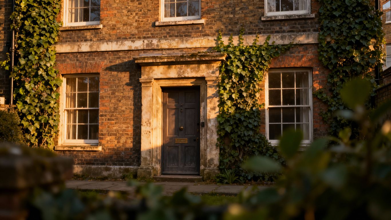 Exterior of Amy Winehouse's former home at 30 Camden Square.