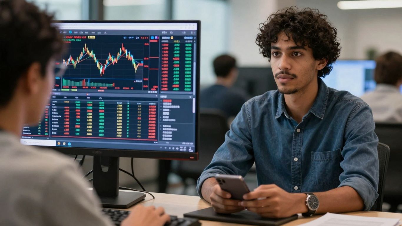 Stock trading simulation transitioning to live trading.