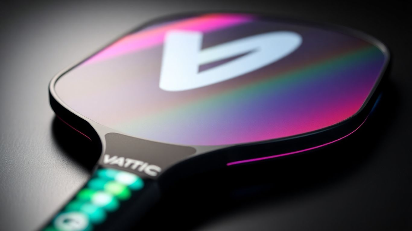Vatic Pro Prism Flash pickleball paddle close-up