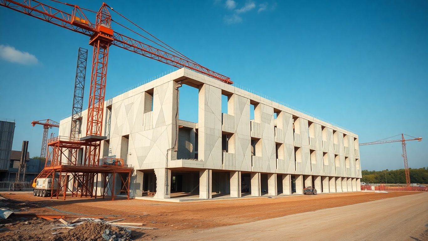 Imprimante 3D construisant un bâtiment en Belgique.