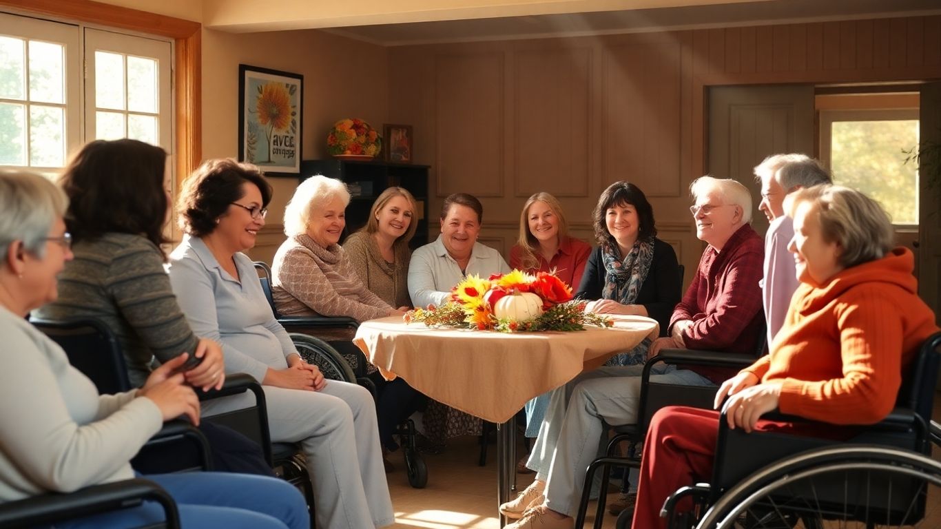 Spinal cord injury survivors connecting and supporting each other.