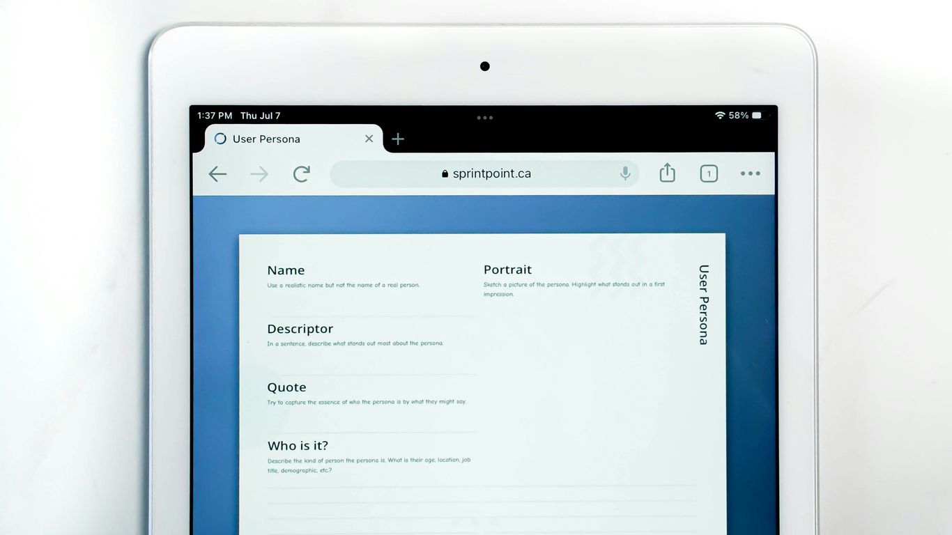 a white rectangular device with a screen