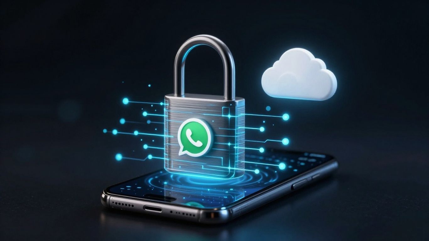 Criptografia pós-quântica protegendo WhatsApp e backups.