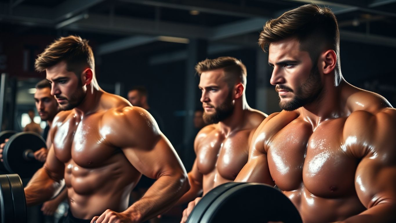 Melbourne gym with people lifting weights.