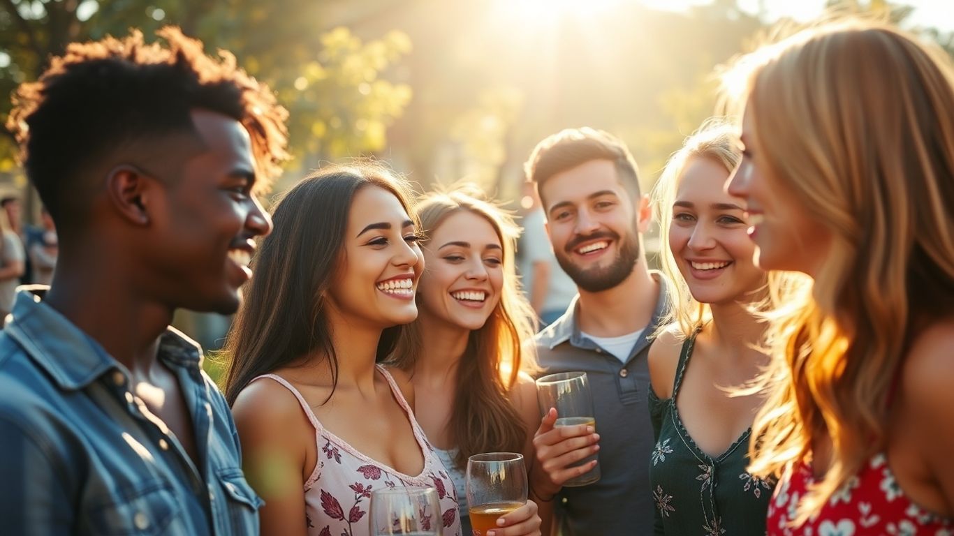 Happy Aussies connecting online