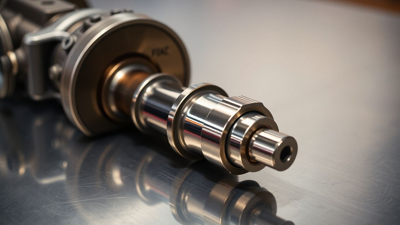 Restored Fiat engine part on a clean surface.