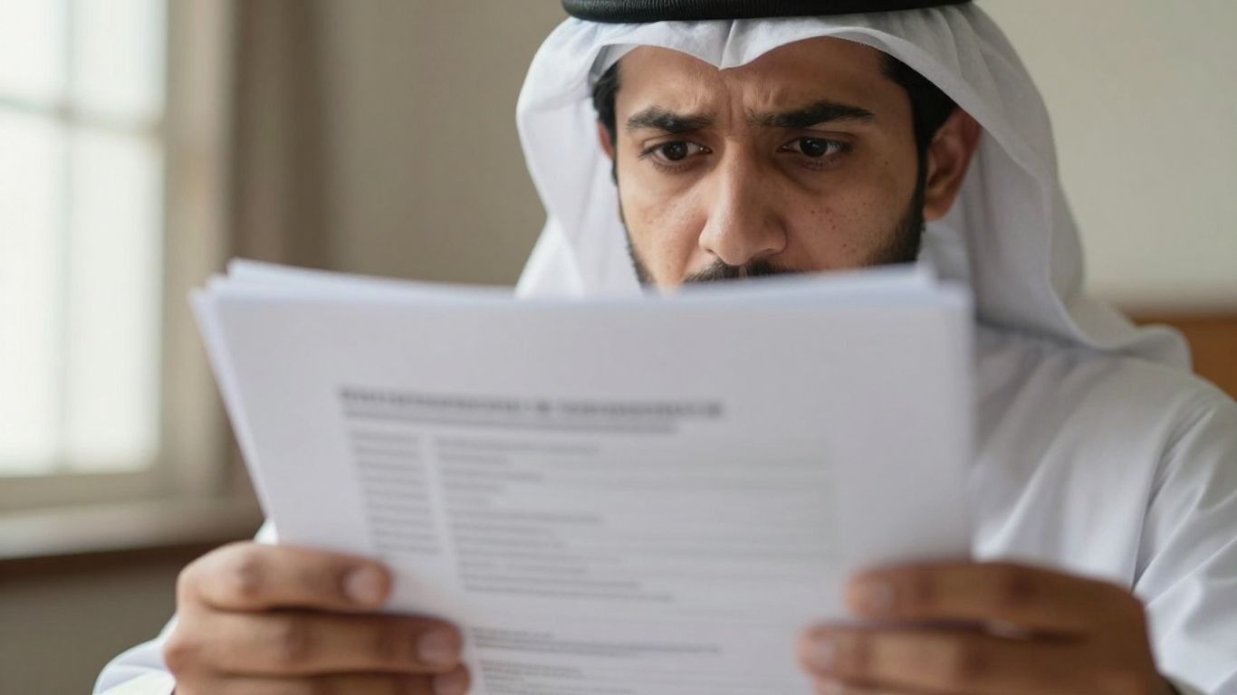Person holding tax documents during IRS examination.