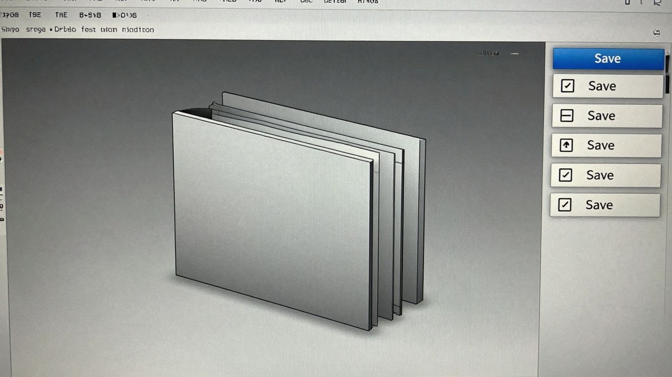 3DEXPERIENCE CAD file save options interface