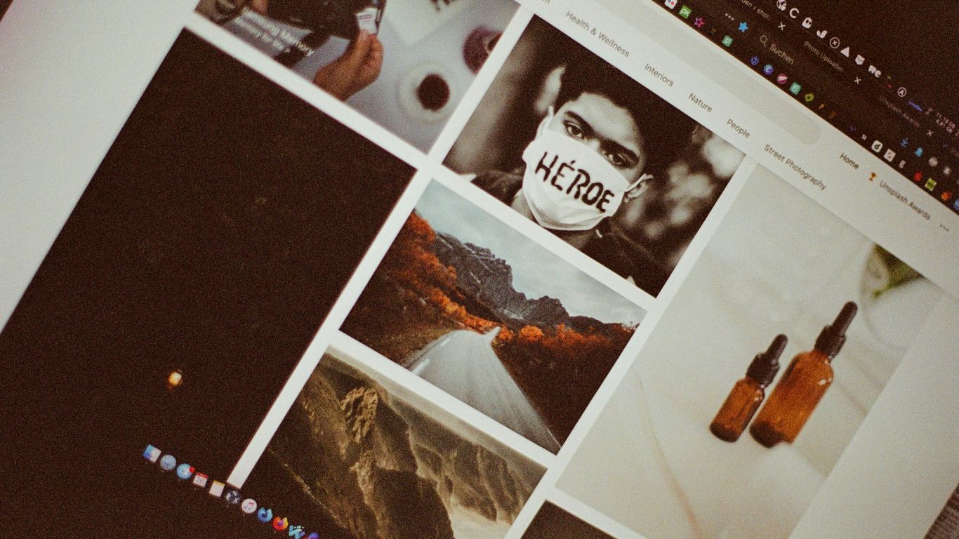 man in black and white shirt photo