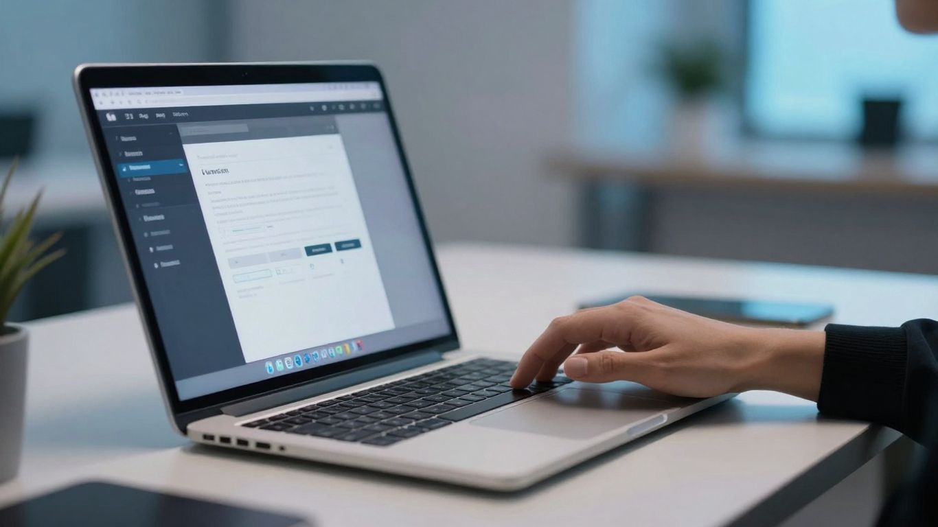 Rytr AI writing tool interface on a laptop screen.
