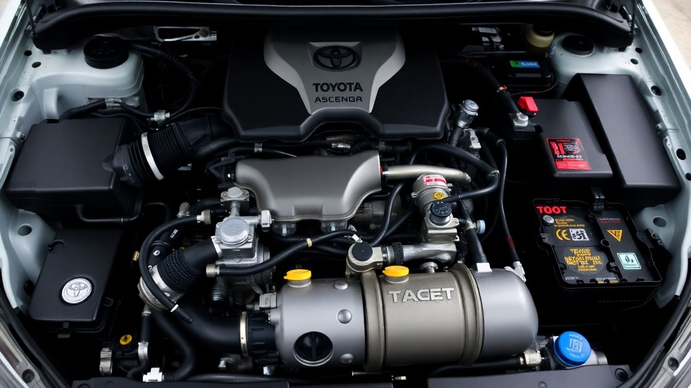 Toyota Corolla Ascent Sport engine bay detail