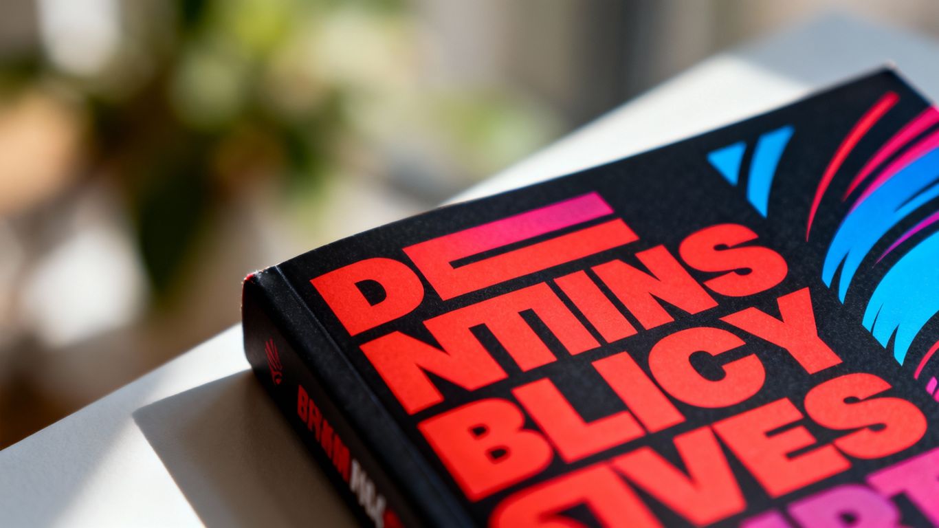 Striking book cover design in a digital marketplace.