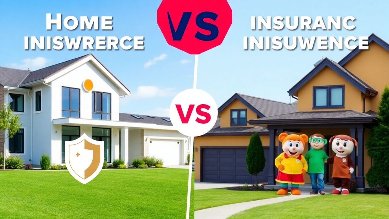 Comparativa visual de seguros de hogar.