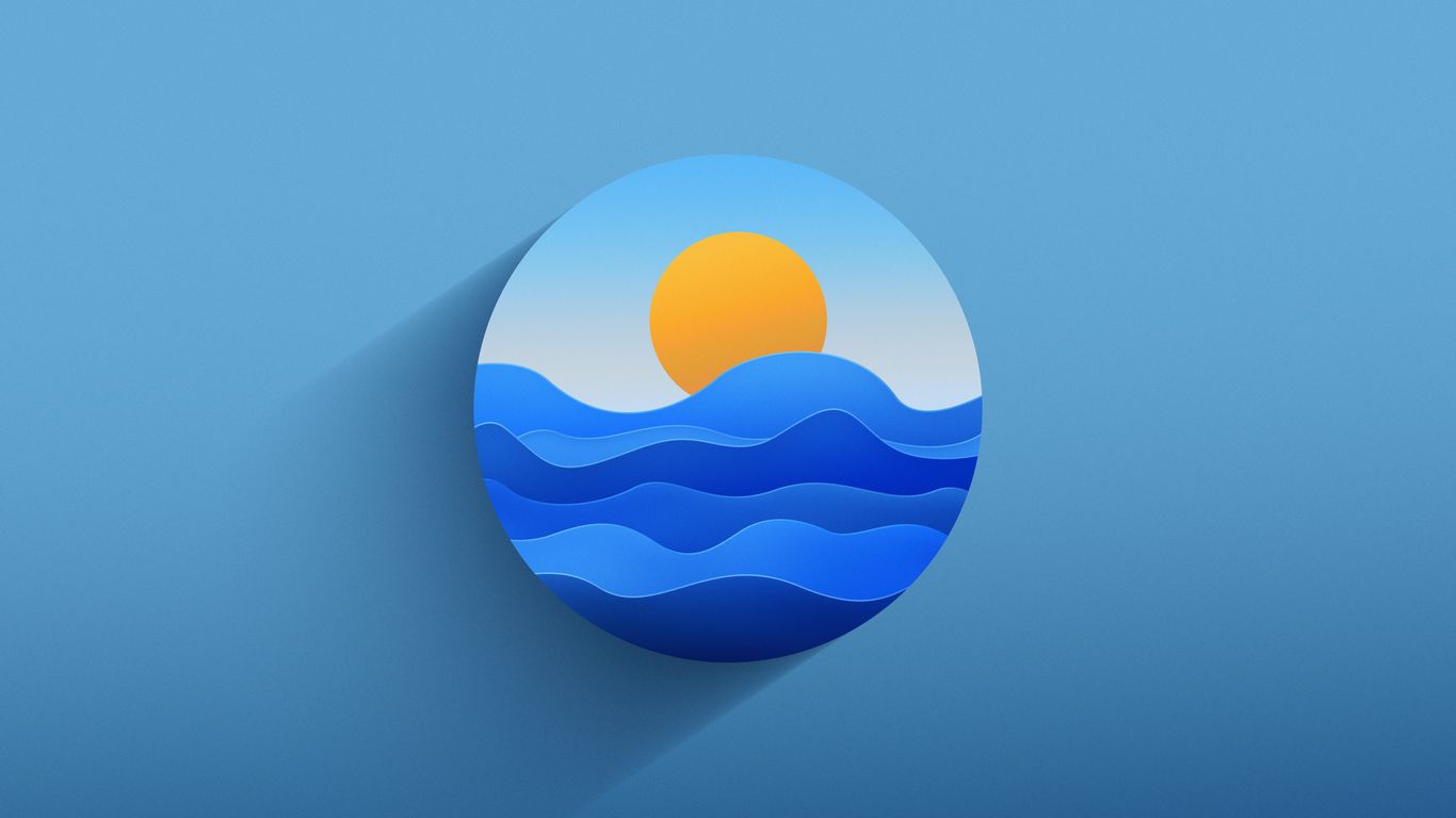 a paper cut of a sunset over a body of water