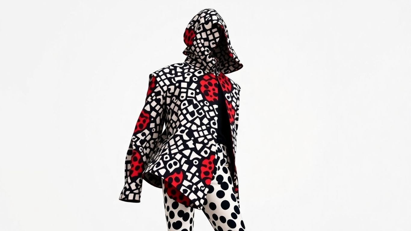 Comme des Garçons avant-garde fashion outfit