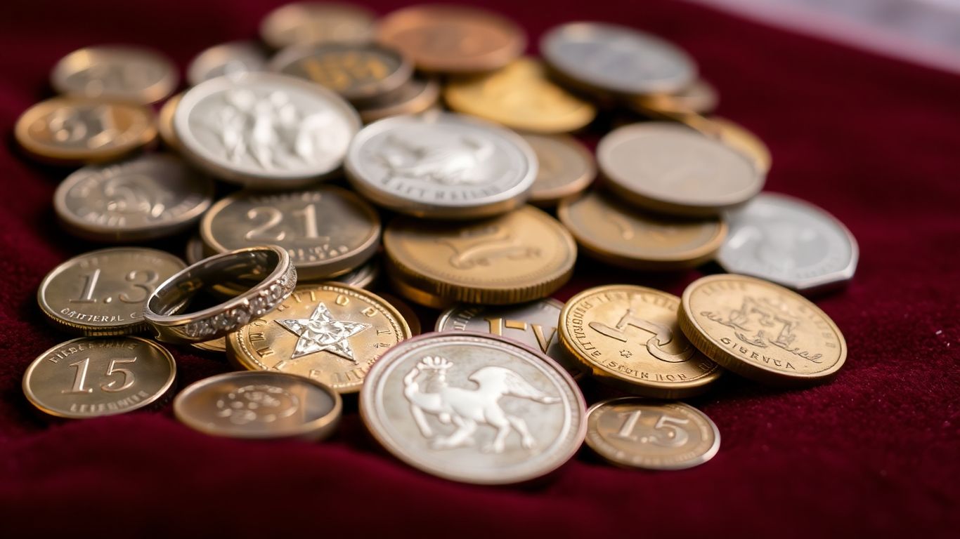 Coins and jewelry at Harry's Coins and Jewelry.