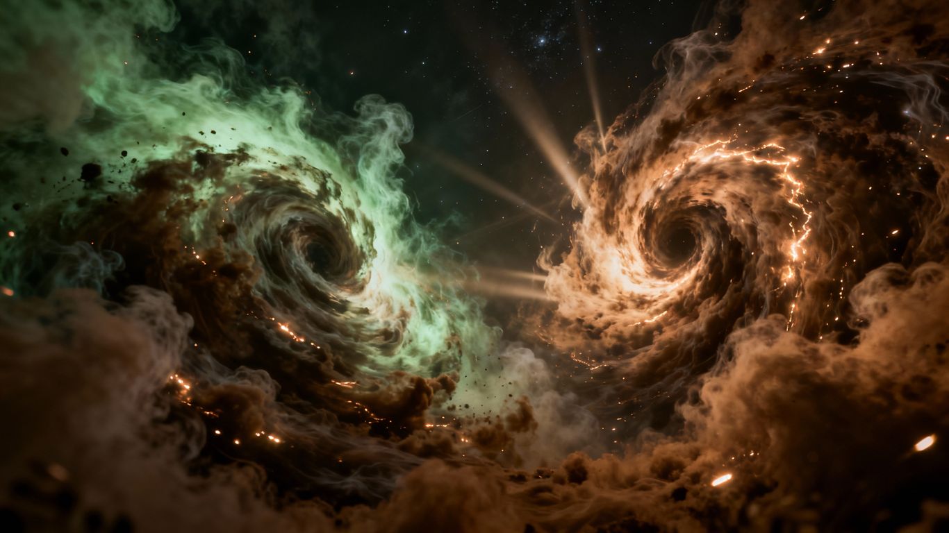 五黃二黑凶星飛臨的視覺化呈現