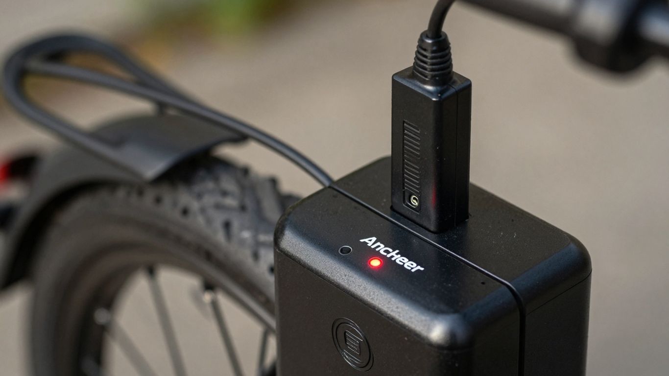 Ancheer electric bike battery charging