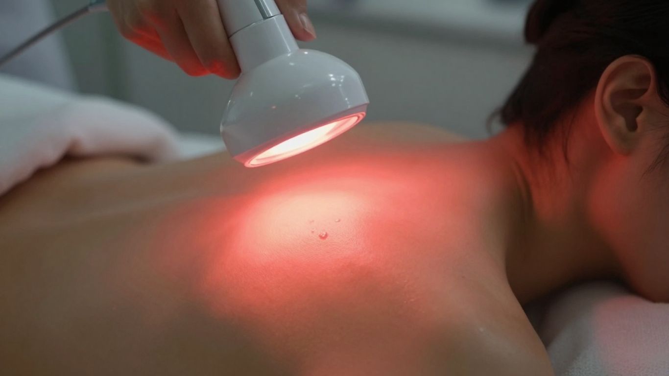 Red light therapy session in Kansas City.
