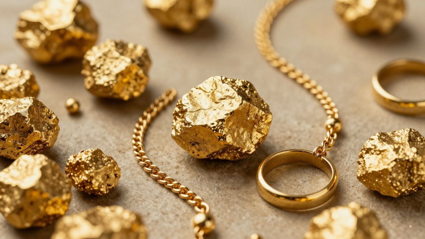 金锭和贵重珠宝的生产和产业。