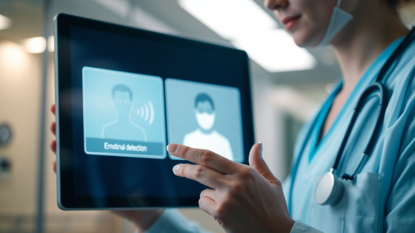 AI voice adjusting to patient's tone