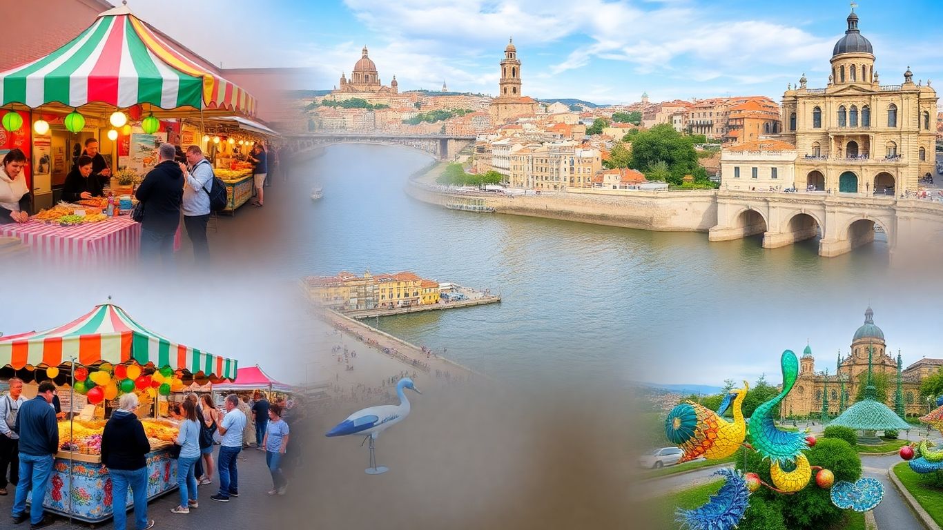 Toledo festival food river views glass art heritage