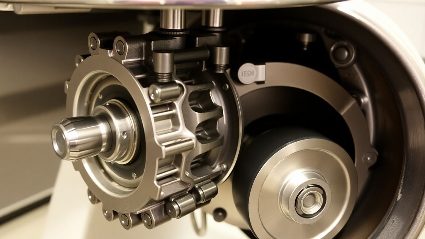 Reconditioned Hobart mixer gearbox, clean and robust.