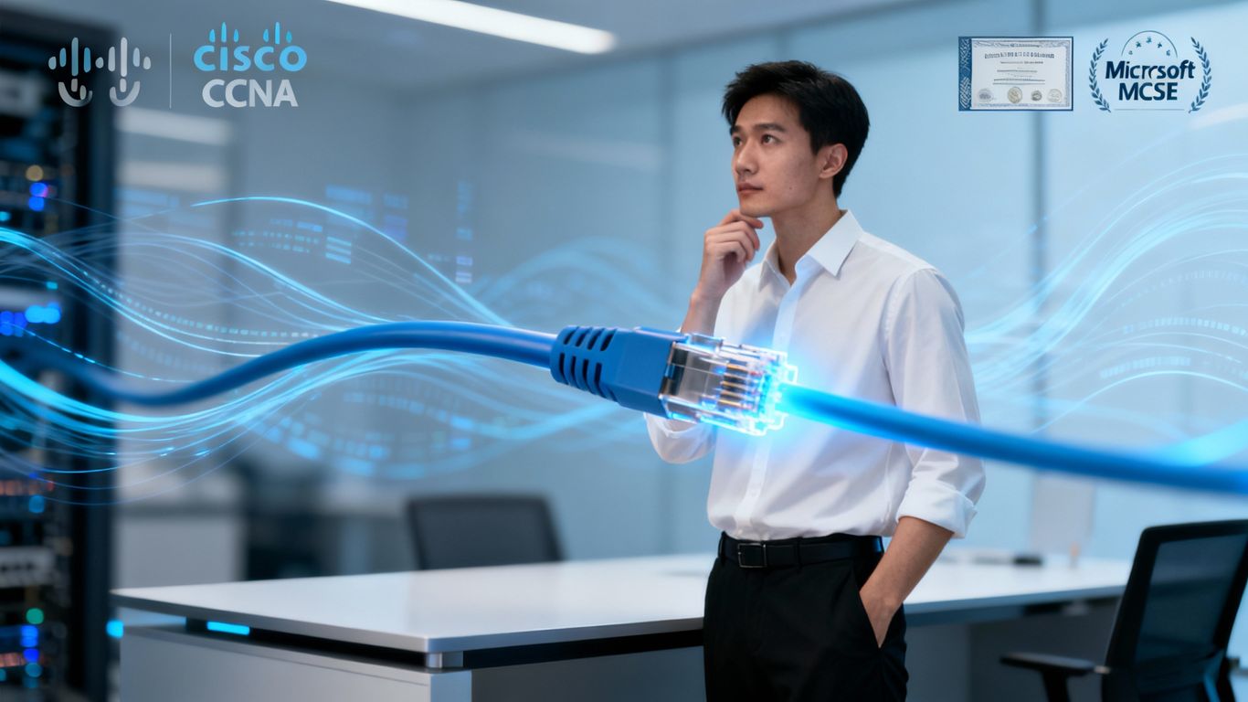 IT professional considering BICSI certification benefits.