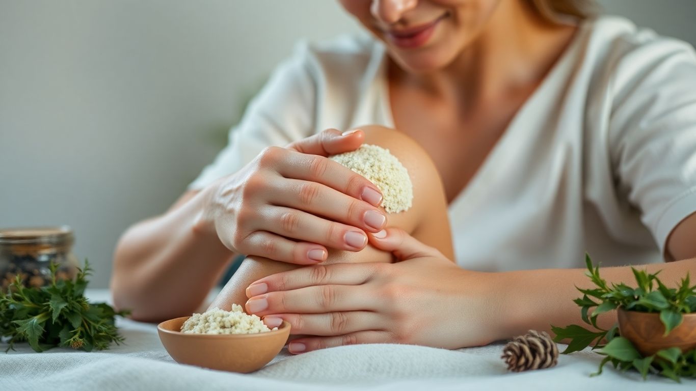 Natural herbal remedy for pain and inflammation relief.