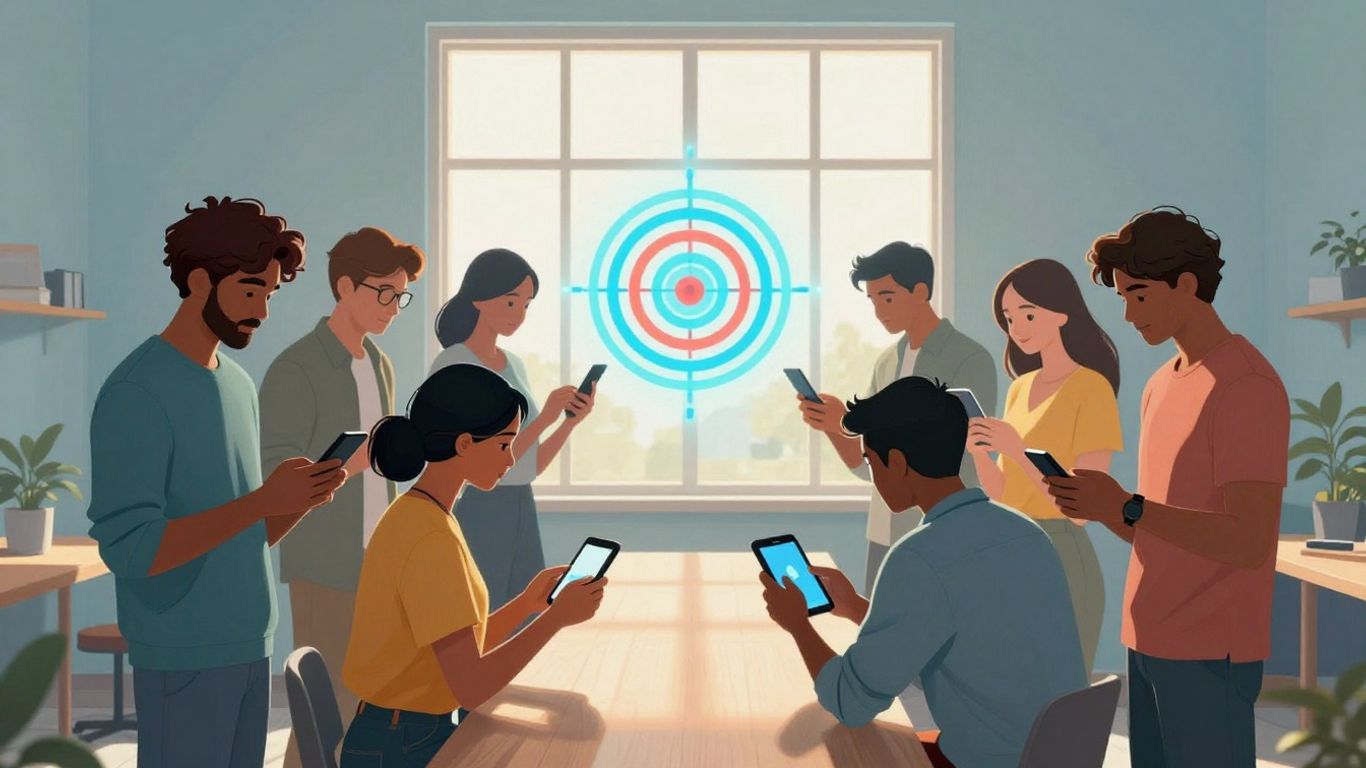 Diverse people finding opportunities online beyond Google.