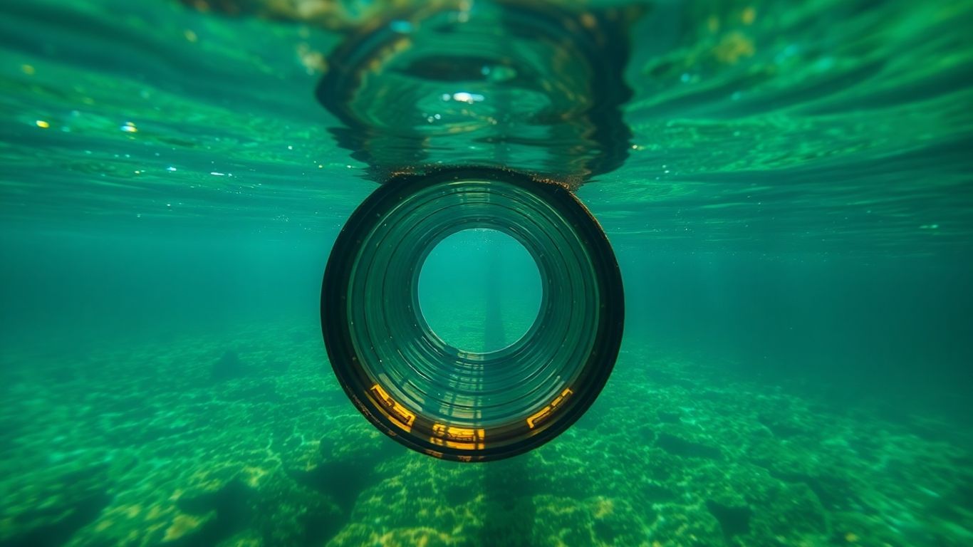 Well seal protecting clean groundwater ecosystem from contamination.