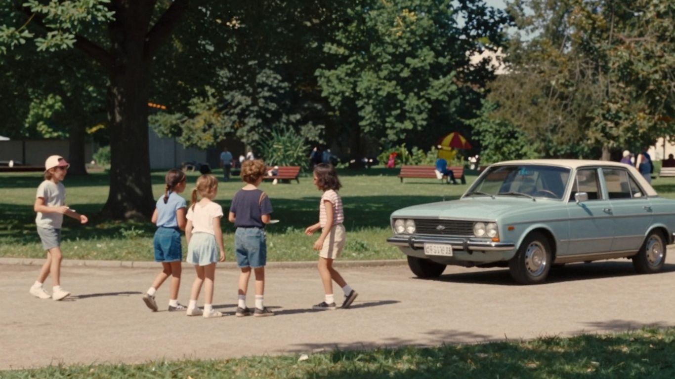 Schulferien NRW 1997: Kinder spielen im Park