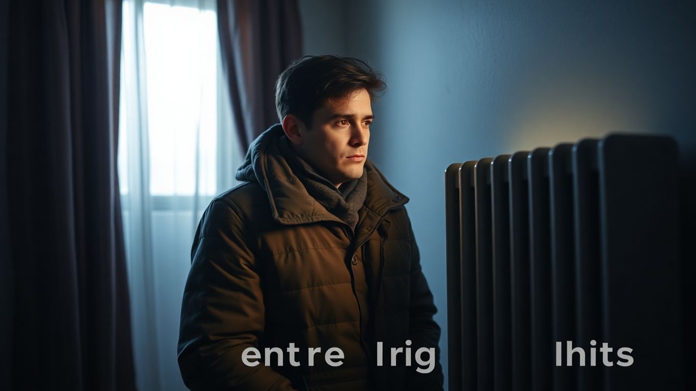 Français luttant avec leur facture de chauffage EDF.