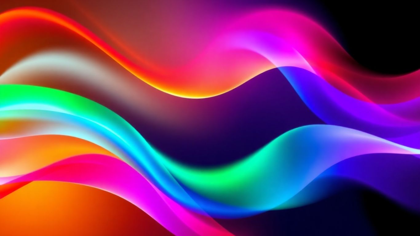 Colors, fonts, and abstract shapes for SEO design.