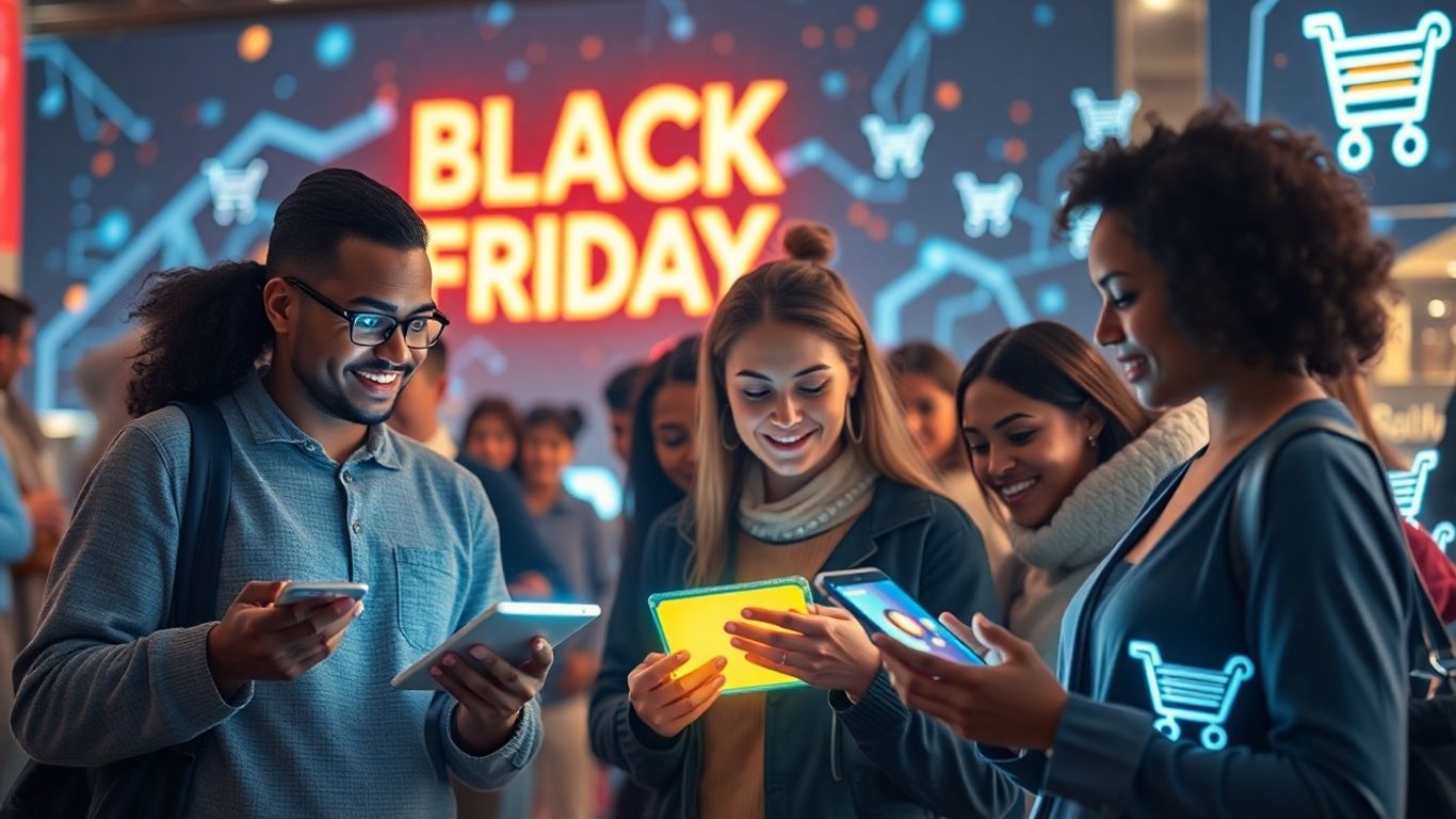 Inteligência artificial em compras na Black Friday 2025.