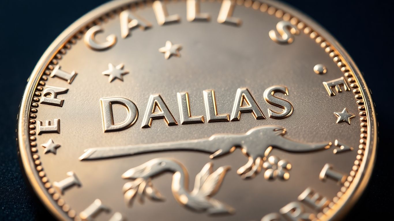 Dallas proof-like coin detail