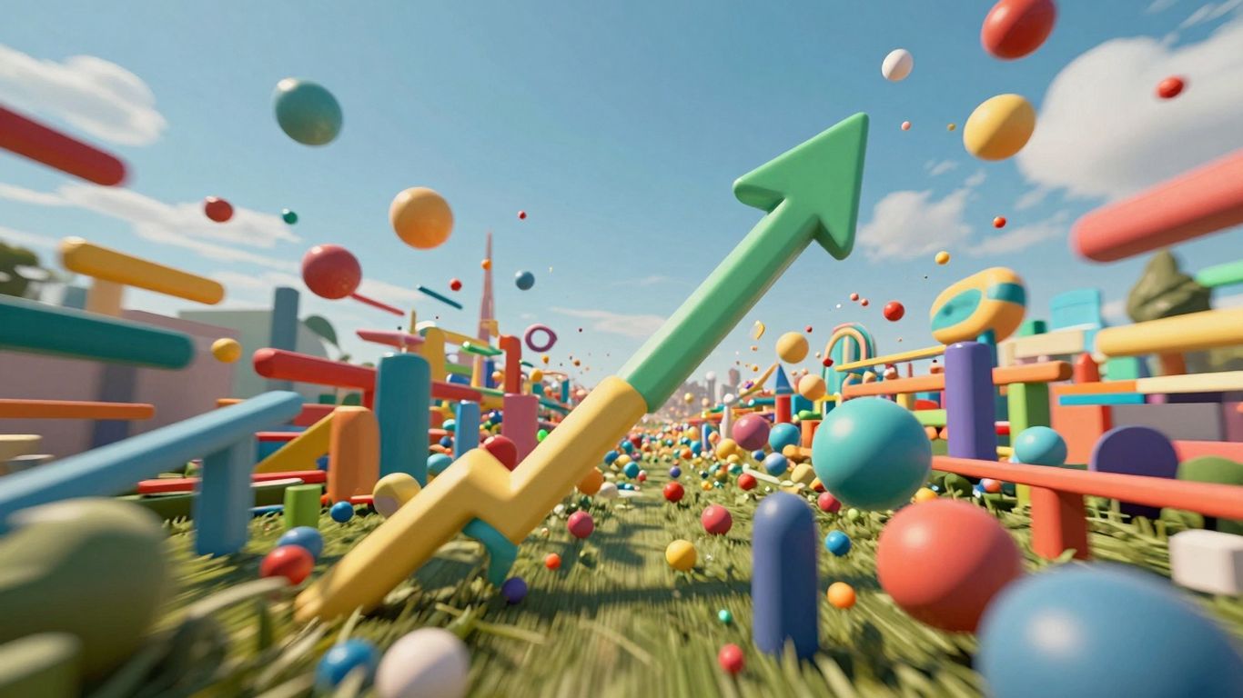 Sales opportunities visualized as upward growth.