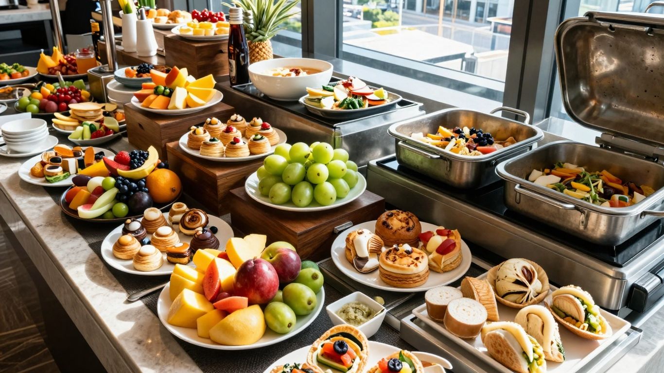 Harbour Grand Hong Kong breakfast buffet spread