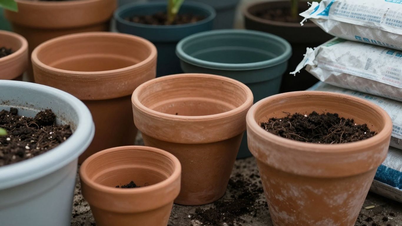 Gartenwerkzeuge und Erde für die Gartensaison